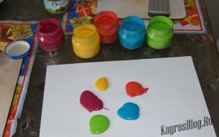 Как пользоваться пальчиковыми красками?