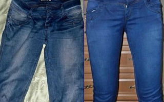 Как покрасить джинсы в синий цвет?