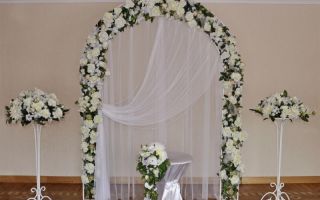 Как сделать свадебную арку?