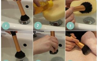 Как мыть кисти для макияжа?