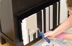 Как покрасить шкаф из дсп?